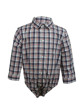 Janie And Jack Boy/'s Gingham Linen Shirt Button-Down /& Dress